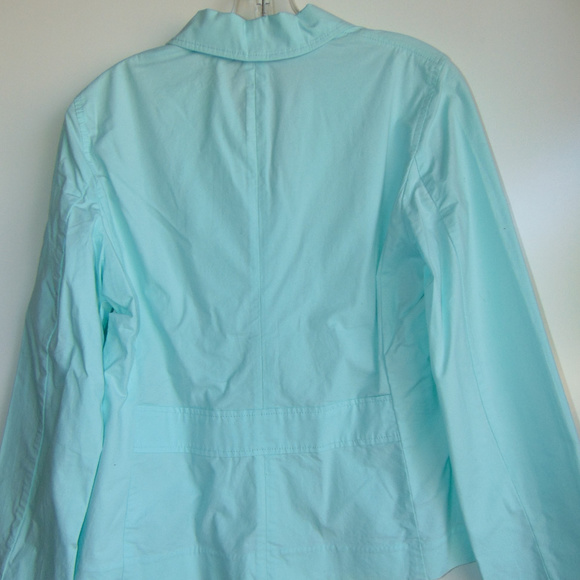 NEW ~TALBOTS  Lightweight Jacket in Mint Green Size 10 - Picture 4 of 4